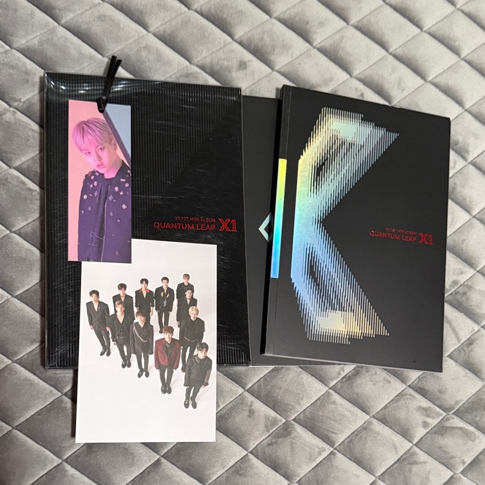 X1 ‘Quantum Leap’ Album with postcard and bookmark